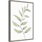 Lulu I (Fern Frond) by Corrie Golden 16-in. W x 23-in. H. Canvas Wall Art Print Framed in Grey